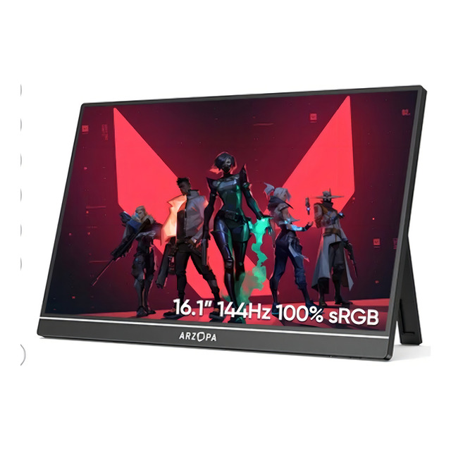 Monitor Portátil Arzopa Gamer 16.1 Polegadas Ultrafino 144 Hz 1920x1080p Hdr Full Hd 100% ... Monitor Portátil Arzopa Gamer 16.1 Polegadas Ultrafino 144 Hz 1920x1080p Hdr Full Hd 100% ...