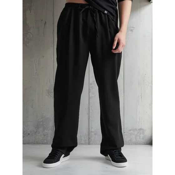 Pantalón Opposite Color Negro Tayloring Buzo De Hombre