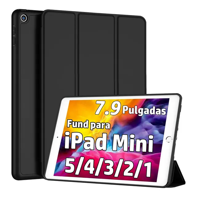 Funda Para iPad Mini 5/4/3/2/1 Generación 7.9'' A2133 Negro