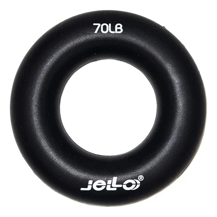 Dona Anillo Fortalecedor Ejercitador De Mano Lisa Color Negro 70 LB