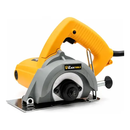 Serra Mármore Concreto Profissional 1200w 4.3/8 Pol BTS1200 The Black Tools Cor Amarelo