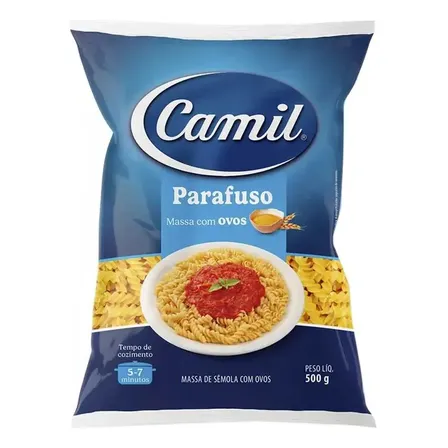 Macarrão Parafuso 500g Camil