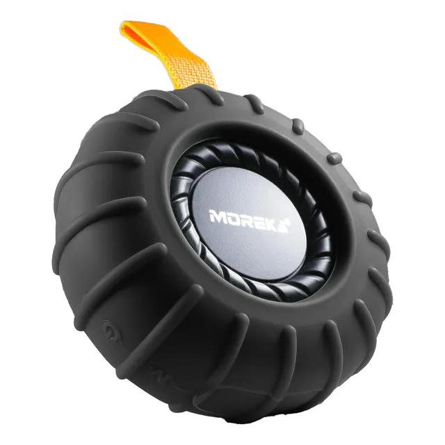 Bocina Portátil Moreka M407 Mini Altavoz Bluetooth 5w Resistente Al Agua Luz Rgb Tws Color Negro