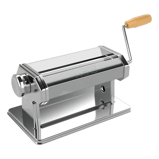 Maquina Amasadora De Pastas Wens 18cm Acero Inoxidable Color Plateado