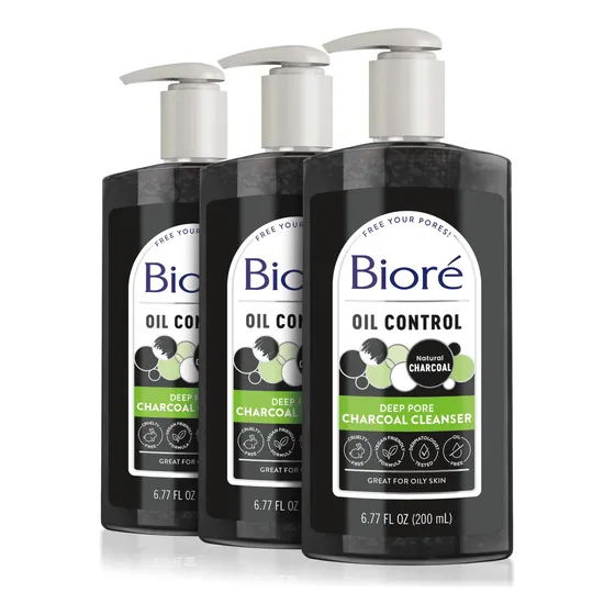 Sabonete Facial Bioré Charcoal Deep Pore Cleansing Oleosa 20