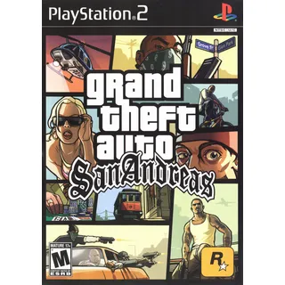 Grand Theft Auto: San Andreas Ps2 FĂsico Grand Theft Auto: San Andreas Ps2 FĂsico