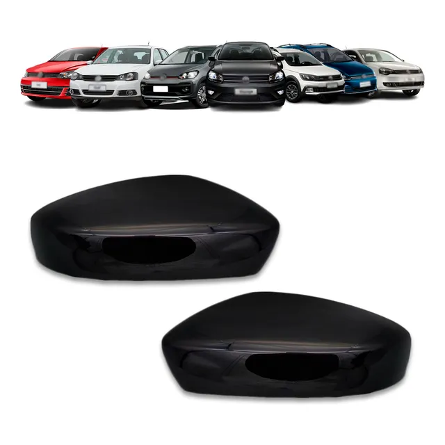 Par Aplique Retrovisor Preto Saveiro G5 G6 G7 G8 2014 2013