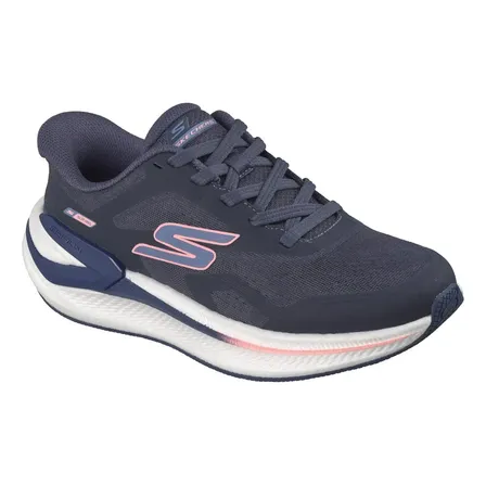Tênis Skechers De Corrida Consistent Pro Slip Ins Fem Azul Azul Escuro Lisa 38 Br