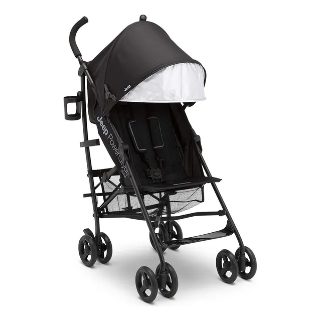 Jeep Powerglyde Plus Black Coche Paseador Viajes Compacto