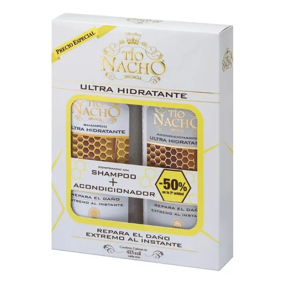 Pack Tío Nacho Shampoo & Acondicionador Hidratante X 415 Ml