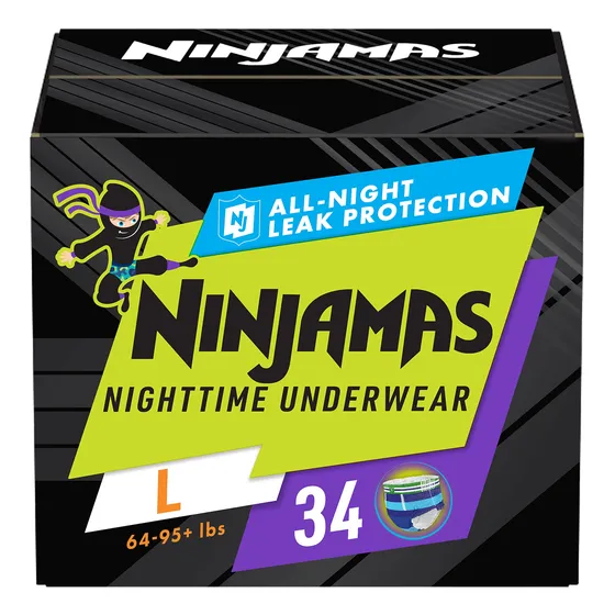 Ropa Interior Para Mojar La Cama Por La Noche Pampers Ninjam