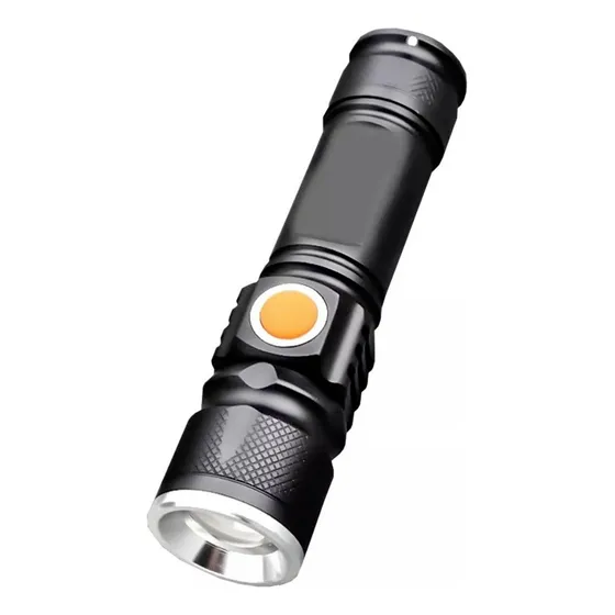 Linterna Tactica Recargable Usb 3700 Lumens Zoom Led Cree St