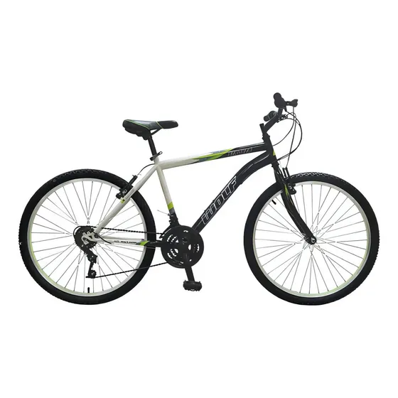 Bicicleta Montaña Wolf R26 18v Frenos V Color: Blanco/negro Tamaño Del Cuadro Único