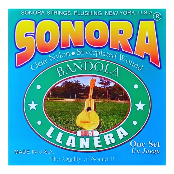 Set De Cuerdas Sonora Para Bandola Llanera
