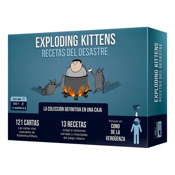 Juegos De Mesa Exploding Kittens Recetas Del Desastre | Cuotas sin interés
