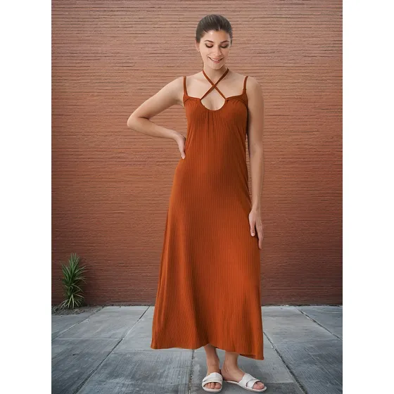 Vestido Maxi Morley Suelto Bretel Mochi Mujer