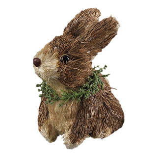 Estatua De Conejo De Paja, Figura Creativa De De Pascua Para Estatua De Conejo De Paja, Figura Creativa De De Pascua Para