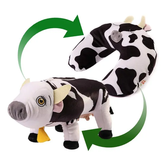 Vaca Lola La Granja De Zenon Peluche Almohada Viajera Convertible 2 En 1