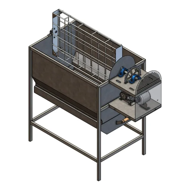 Projeto Churrasqueira De Costelão 25kg (solidworks 2023)step