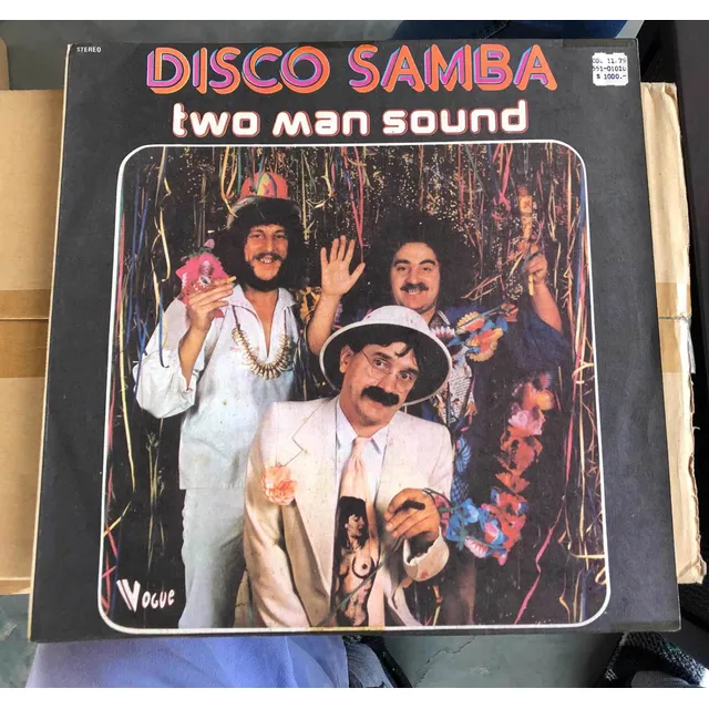 Antiguo Disco Vinil Lp Disco Samba Two Man Sound Brazil O Be