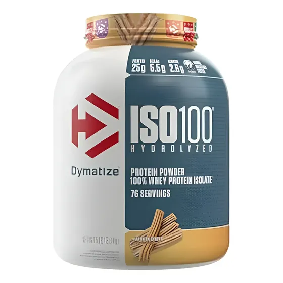 Dymatize Iso 100 Whey 100% Hidrolizada 5 Libras Cinnamon Churro
