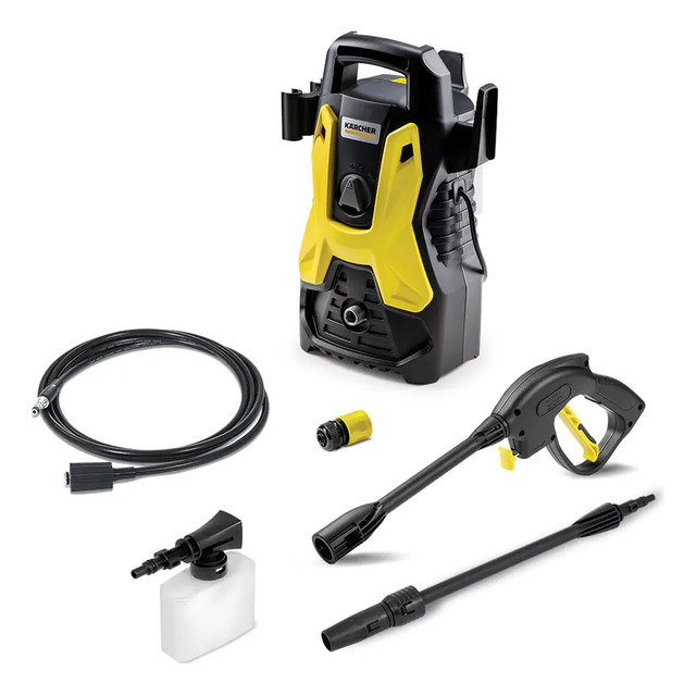 Lavadora De Alta Pressão Kärcher Prática Black 1500 Psi/libras 1400w 300l/h Com Aplicador ...