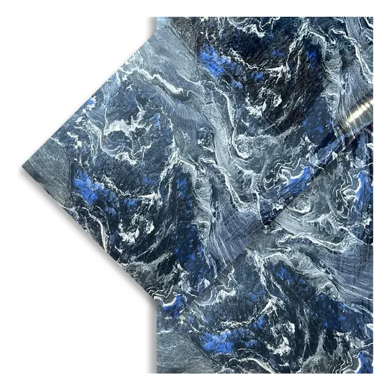 Placa Autoadhesiva Simil Marmol Porcelanato Pvc Vinilo Revestimiento Pared Decorativo Interior 60x120 Pack 4 Unidades Resitente Al Agua Vinilanato Lifewall Lwvl120-10-pack Océano