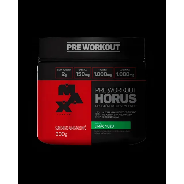 Suplemento Em Pó Max Titanium Max Horus Carboidratos Sabor Limão Yuzu Em Pote De 300g