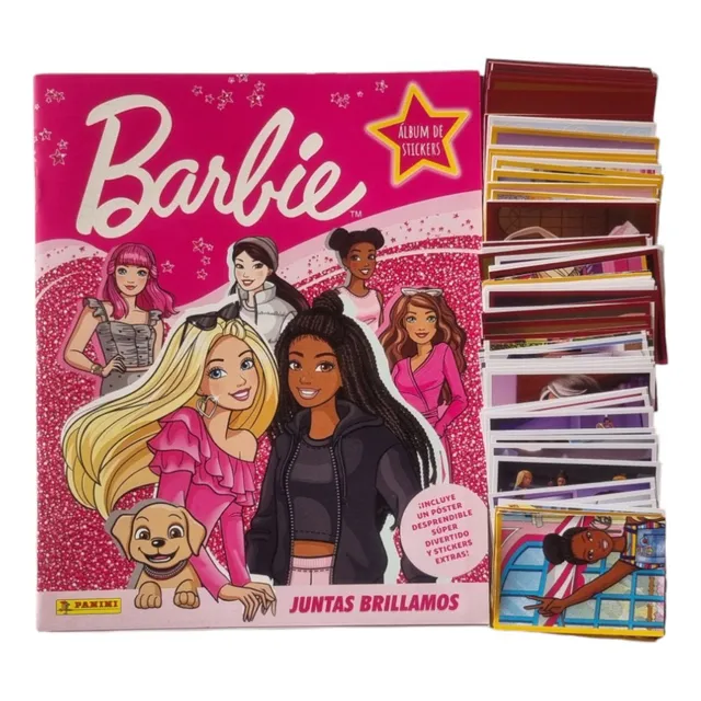 Álbum Barbie Panini + Todas Las Láminas Para Pegar Completo