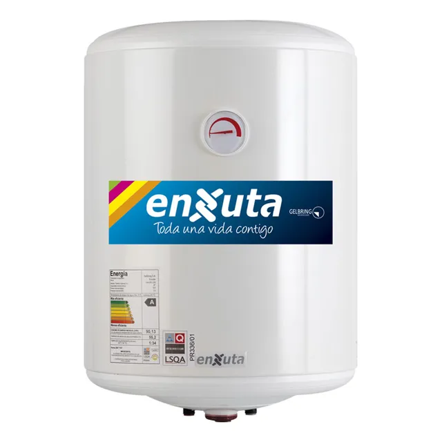 Calefon Termotanque Enxuta 50 L Clase A Tanque De Acero Tenx2150 Blanco