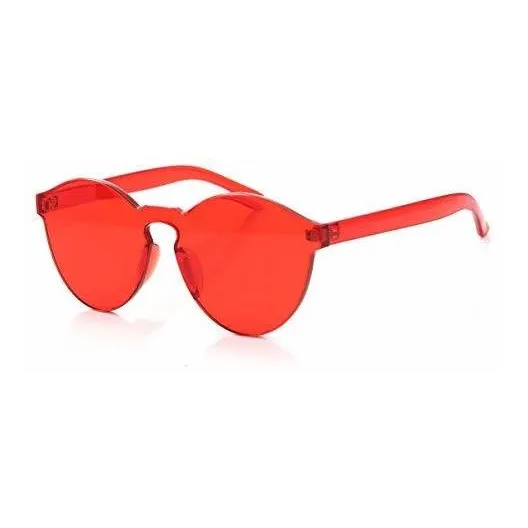 Olinowl Gafas De Sol Sin Bordes De Colores B4k9w