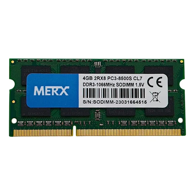 Memoria Ram Ddr3 4gb 1066mhz Sodimm Pc3-8500 1.5v 