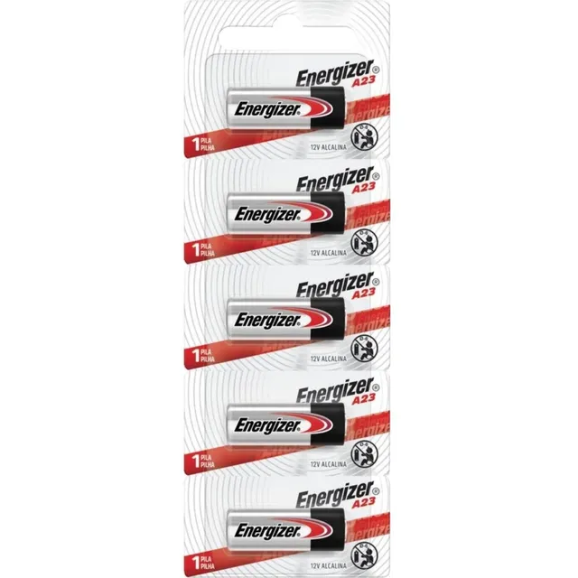 5 X Pila Alcalina A23 Energizer 12v Control Remoto 23a