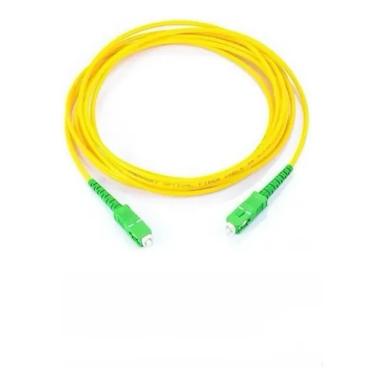 Patchcord Fibra Optica Sc/apc Monomodo Simplex 3 Mt