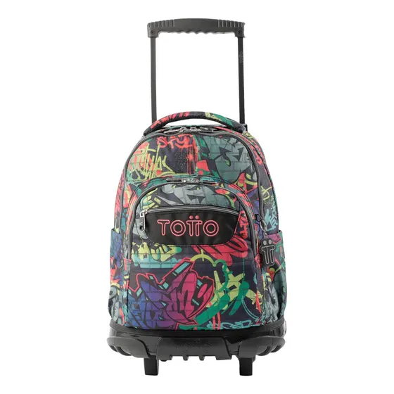 Mochila Ruedas Totto Rpet Grande Notebook 15.4  Escolar Niño