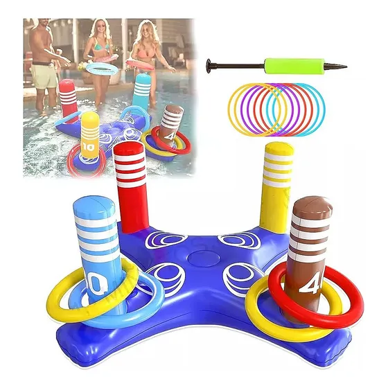 Juguete Inflables Lanzar Anillos Dinámico Albercas Piscina