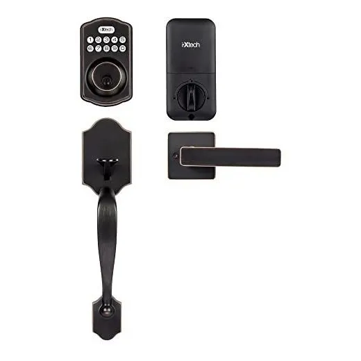 Ixtech Casa Puerta De Entrada Sin Llave Cerradura Con 9z7qz