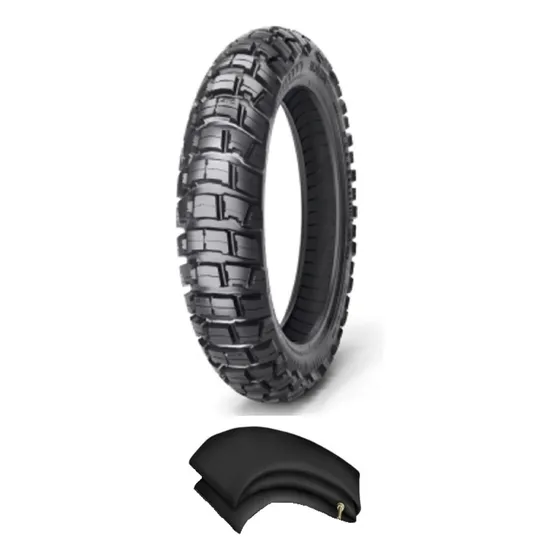 Pneu Traseiro E Câmara 110/90-17 Dust Bros Crosser Xre 190