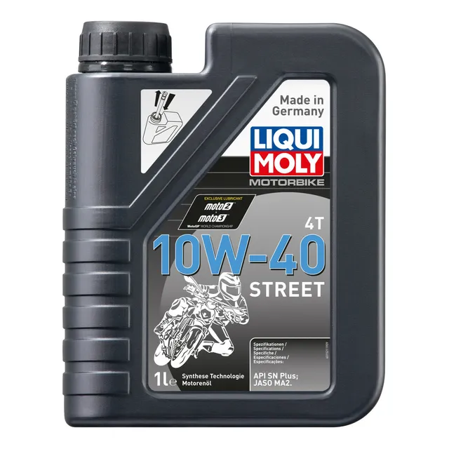 Aceite De Motor Liqui Moly Racing 4t 10w40 Sintético 1 Litro