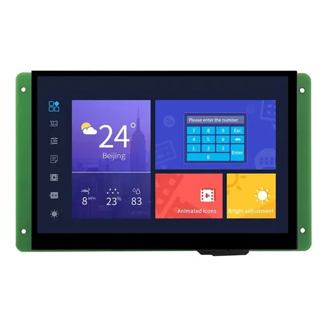 Pantalla Tactil Capacitiva 7 Pulgadas 1280x800 Dwin 232/485