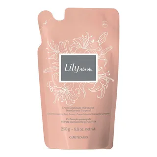 Refil Hidratante Acetinado Lily Absolu 250g De O BoticĂĄrio Tipo De Embalagem Refil FragrĂąncia Lily Absolu Refil Hidratante Acetinado Lily Absolu 250g De O BoticĂĄrio Tipo De Embalagem Refil FragrĂąncia Lily Absolu