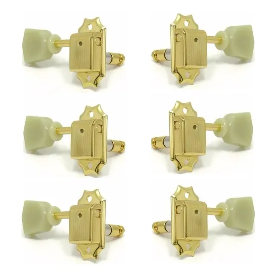 Tarraxas Com Trava Gotoh Sd90-sl Mg Les Paul  3x3 Gold