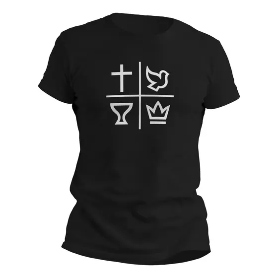 Camiseta Baby Look Diaconato Igreja Quandrangular Feminina