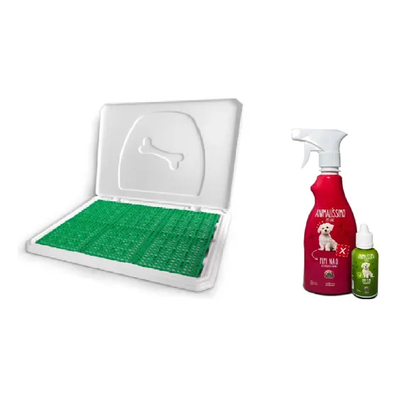 Sanitário Canino Pipi Place Higiênico  + Pipi Sim E Pipi Não