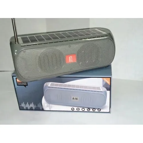 Corneta Inalámbrica Con Panel Solar (bluetooth Y Linterna)