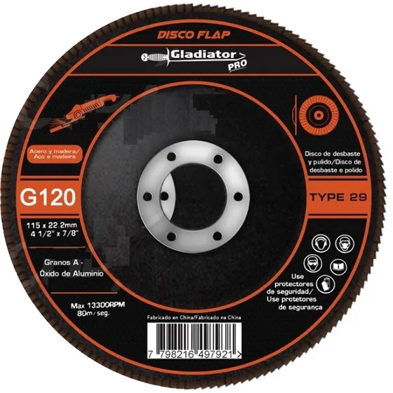 Discos Flap De Desbaste Y Pulido  (venta Mínima 10 Uni)