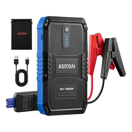 Arrancador De Bateria Portátil Astroai 1500a 12v, Para Carros