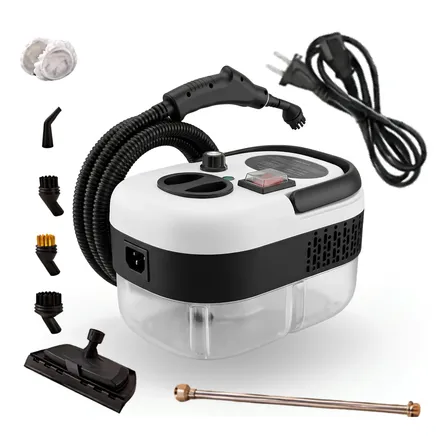 Limpiador A Vapor Portatil 2500 W Multifuncional 1.2l Blanco Desinfectante Higiene Profunda Cocina Industrial Restauran Hogar Ventanales Profesional