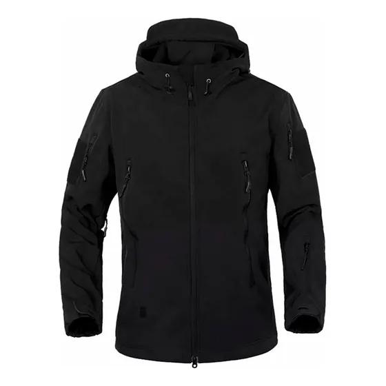 Campera Tactica Softshell Negra - Verde - Kaki