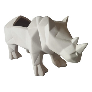 Rinoceronte Geométrico Maceta Ceramica Rinoceronte Geométrico Maceta Ceramica
